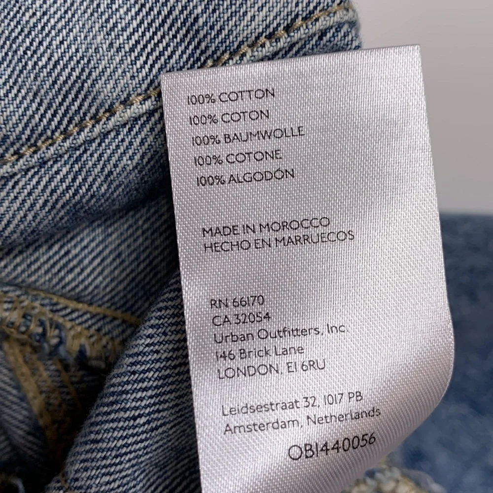 Free People Ollie Femme Trucker Cropped Denim Jacket - Picture 7 of 8